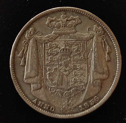 G.B./Colonial Canada AU/XF+ 1836 William IV Silver Half Crown $600+