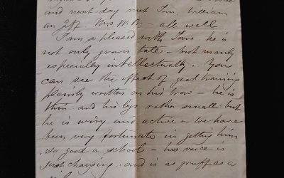 Royal Hotel, Hamilton 26 Apr 1874 4-sided Marcus Smith letter home