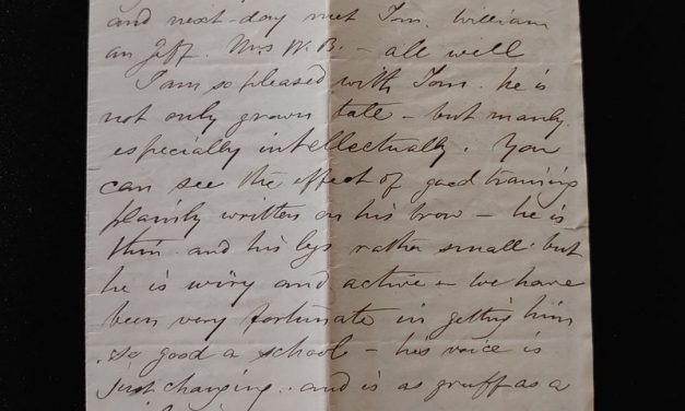 Royal Hotel, Hamilton 26 Apr 1874 4-sided Marcus Smith letter home