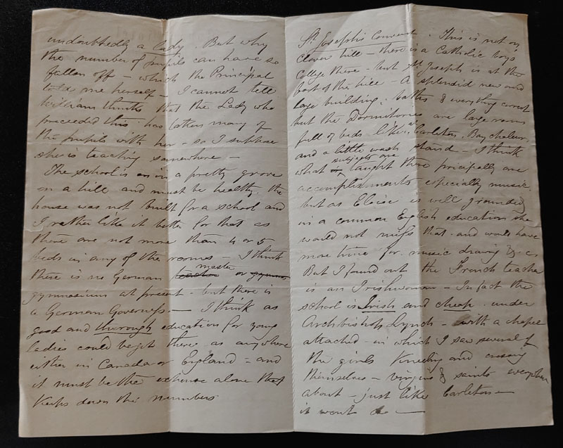 Royal Hotel, Hamilton 26 Apr 1874 4-sided Marcus Smith letter home