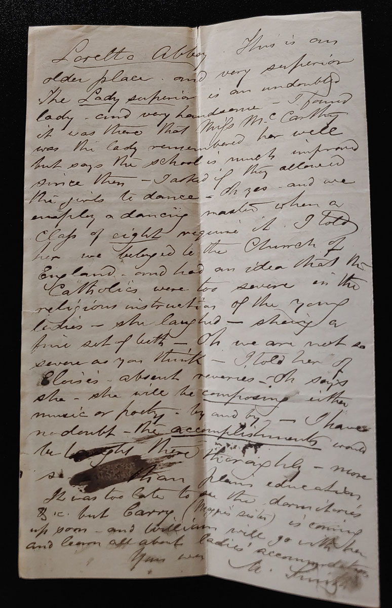 Royal Hotel, Hamilton 26 Apr 1874 4-sided Marcus Smith letter home