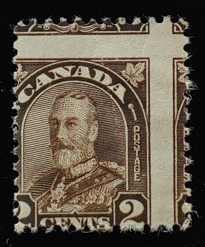 Canada #166MP Mint 1931 2c Dramatic Misperf ex Penko $100