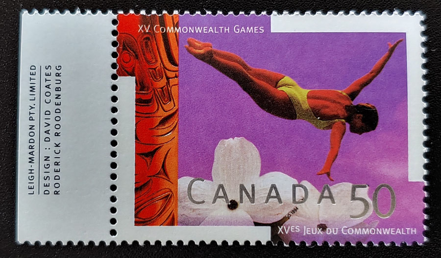 Canada #1521ai VFNH Unlisted 50c Silver instead of Gold Inscription