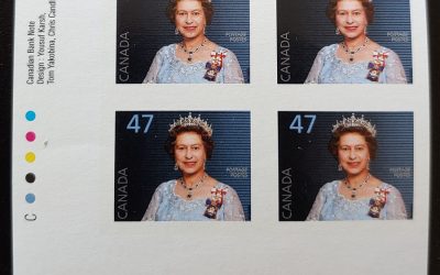 Canada #1683a VFNH 2000 LL 47c Imperforate Plate Block