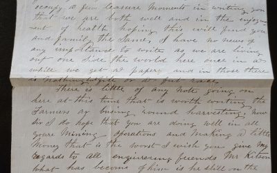 Camp Pickett 1861 1.5 page San Juan Is. letter from R.H. Frazer to Boyd