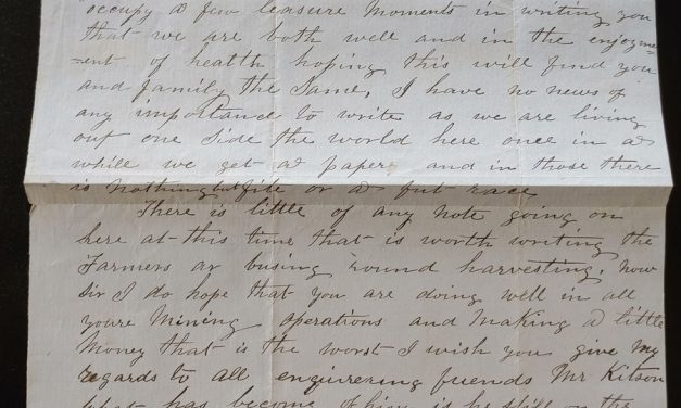 Camp Pickett 1861 1.5 page San Juan Is. letter from R.H. Frazer to Boyd