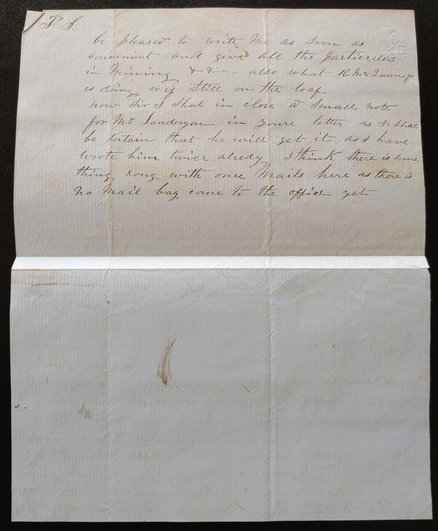 Camp Pickett 1861 1.5 page San Juan Is. letter from R.H. Frazer to Boyd