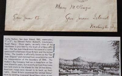 1870 Washington, D.C. 6c #10 Cover to Mary Mckenzie San Juan Island