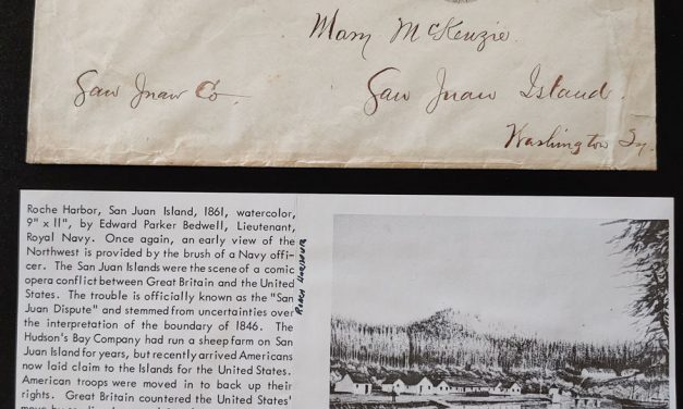 1870 Washington, D.C. 6c #10 Cover to Mary Mckenzie San Juan Island