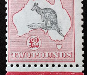 Australia #102 Fine+ Mint HR 1930 2 Pounds Roo