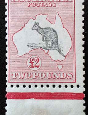 Australia #102 Fine+ Mint HR 1930 2 Pounds Roo