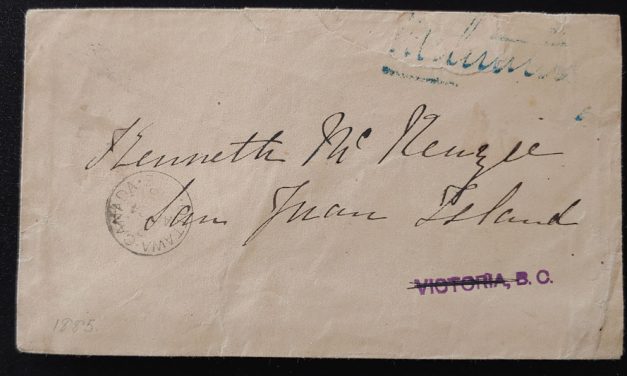 Kenneth Mckenzie repaired 1872 incoming and 1885 free frank SJI Cvrs