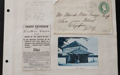 Murdo Mckenzie 1872 3c Oregon Postal Stationery to San Juan Island