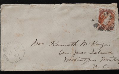 Kenneth Mckenzie 1879 and 1890 3c SQ Cover duo to San Juan Island