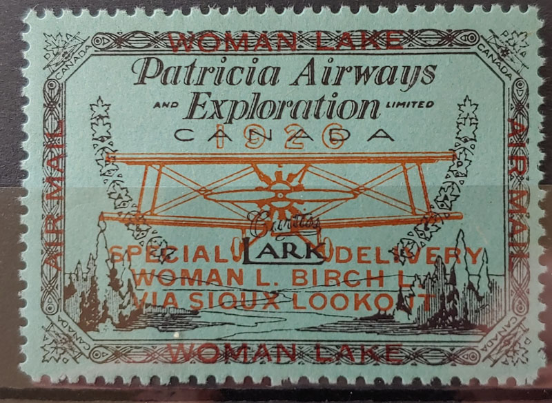 Patricia Airways #CL18 F/VF Never Hinged 1926 50c S.O.A. $300