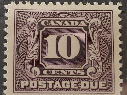 Canada #J5 XFNH 1928 10c Postage Due
