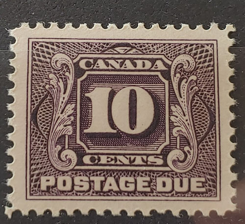 Canada #J5 XFNH 1928 10c Postage Due $280