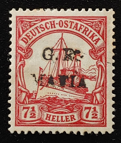German East Africa #NL11 Mint 1915 7.5h spot of gum loss US$625
