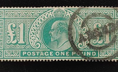 G.B. #142 F/VF Used 1902/1911 Edward VII Pound