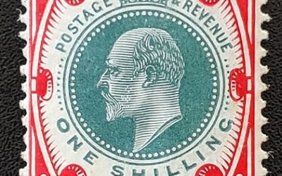 G.B. #138 Fine Mint Edward VII Shilling