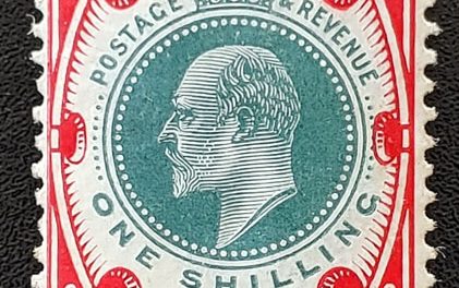 G.B. #138 Fine Mint Edward VII Shilling