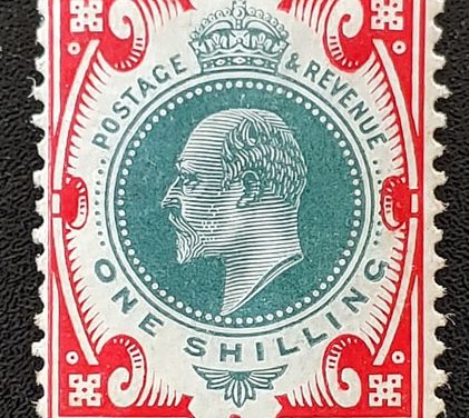 G.B. #138 Fine Mint Edward VII Shilling