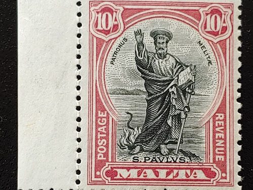 Malta #183 1930/32 10/- St. Paul