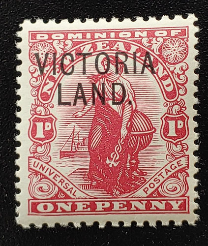 N.Z./Victoria Land #131d Never Hinged 1911/13 1d US$70