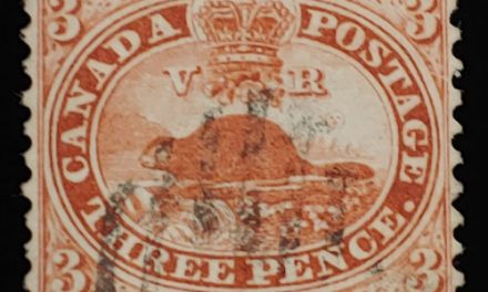 Canada #12 gen Fine Used 1859 3d Perforated Pence