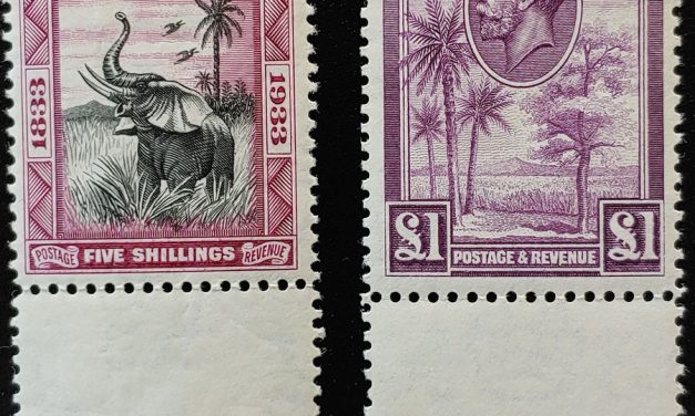 Sierra Leone #152, 163 F/VF Mint 1932/33 5/- and Pound duo