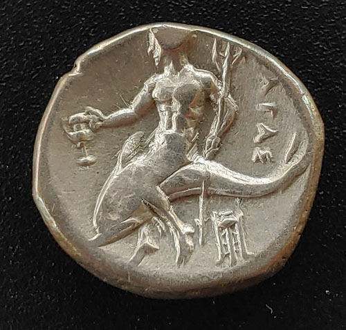 Greece/Calabria-Tarentum 380-355 BC 7gm Silver Nomos