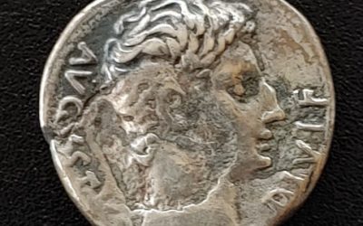 Augustus 27BC-14 AD Silver Denarius
