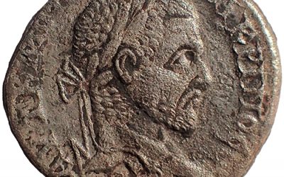 Macrinus 217-218 AD 27mm 13.9gm Emesa Silver Tetradrachm