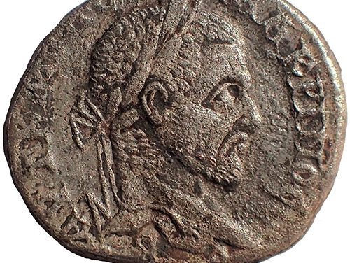 Macrinus 217-218 AD 27mm 13.9gm Emesa Silver Tetradrachm