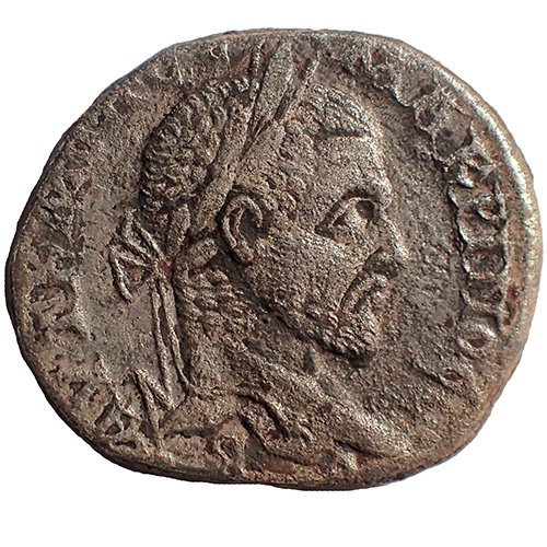 Macrinus 217-218 AD 27mm 13.9gm Emesa Silver Tetradrachm