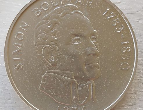 Panama BU 1974 Bolivar Silver 20 Balboas 3.85oz ASW