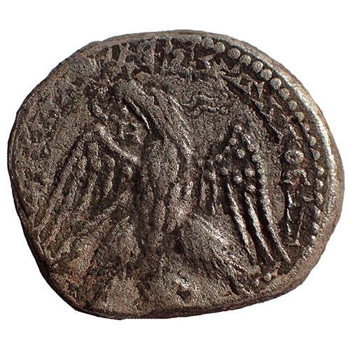 Macrinus 217-218 AD 27mm 13.9gm Emesa Silver Tetradrachm
