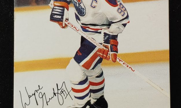 Wayne Gretzky 1988/89 Esso N.H.L. All Start Checklist card