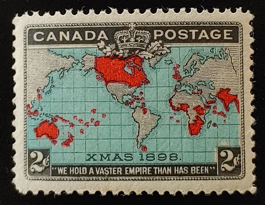 Canada #86b VFNH 1898 2c Map $180