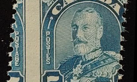 Canada #170MP Never Hinged 1930 5c Dramatic Misperf