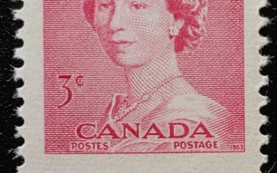 Canada #327MP Never Hinged 1953 3c Karsh Misperf