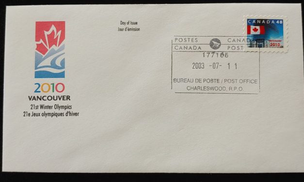Canada #1991 11 Jl 2003 Vancouver 2010 private FDC less than 100 known