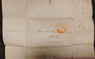 Kenneth Mackenzie 1847 Letter