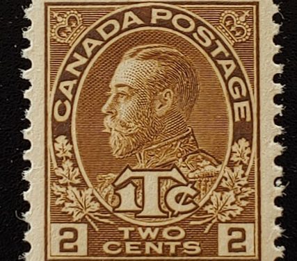 Canada #MR4 XF Never Hinged 1916 War Tax Beauty