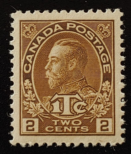 Canada #MR4 XF Never Hinged 1916 War Tax Beauty $120