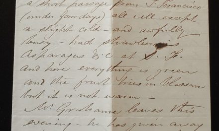 Victoria, B.C. 11 May 1874 2.5 pg Marcus Smith letter to his wife