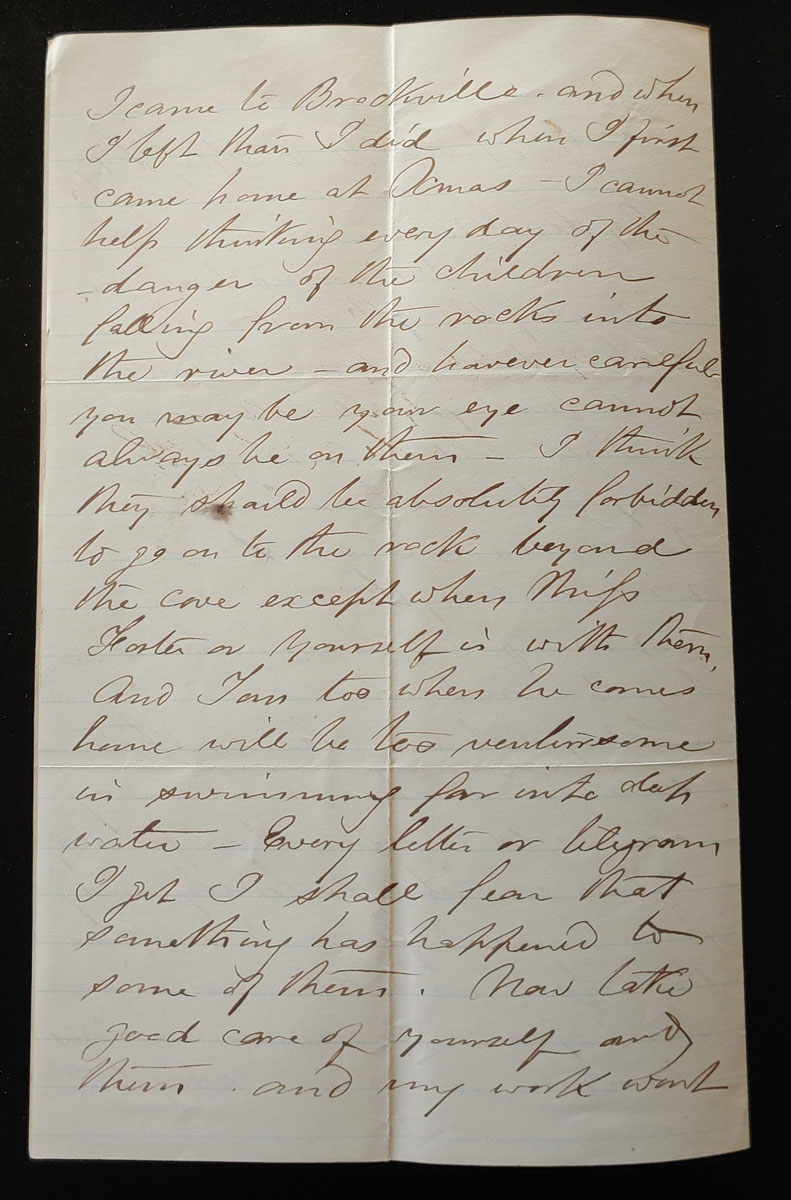 Victoria, B.C. 11 May 1874 2.5 pg Marcus Smith letter to his wife