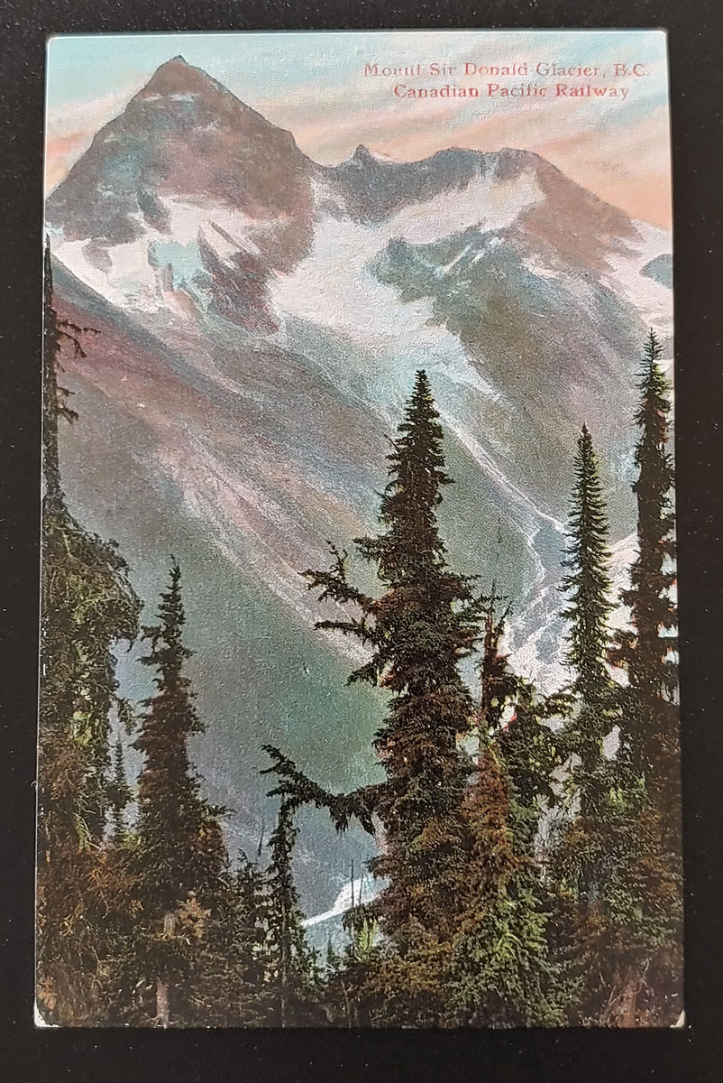 Hope Station, B.C. RF D 1906 1c Card & CPR Postcard ex Wellburn