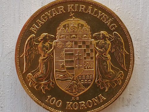 Hungary Unc 1908 K.B. Franz Joseph Gold 100 Korona .9802 oz AGW