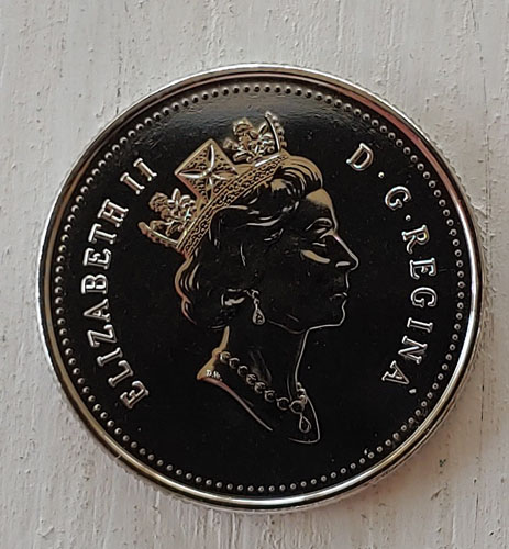 Canada BU 1999 November no denomination Mule 25 Cents $100+